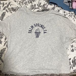 Abercrombie Graphic Crop Top